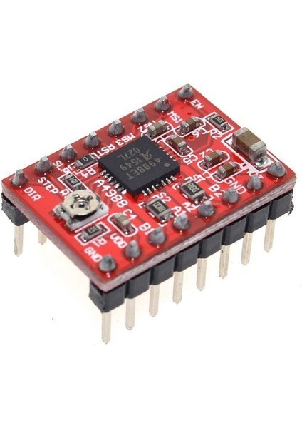 Sanec Soğutuculu A4988 Step Motor Sürücü 5 Modlu Korumalı Orijinal