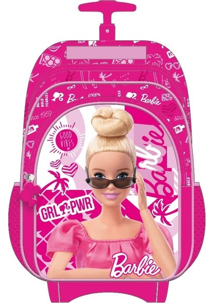 Barbie 5655 Check Girl Power Çekçekli İkokul Çantası