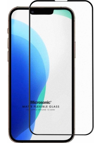 Apple iPhone 13 Mini Seramik Matte Flexible Ekran Koruyucu Siyah