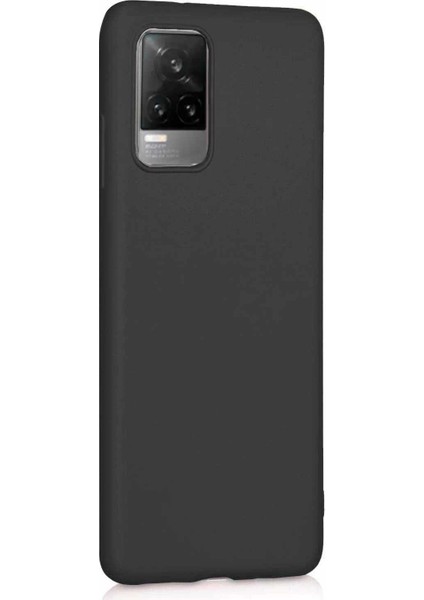 Matte Silicone Vivo V21E Kılıf Siyah