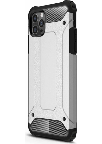 Apple iPhone 13 Pro Max Kılıf Rugged Armor Gümüş fiyatları