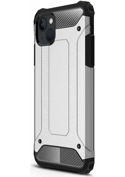 Apple iPhone 13 Mini Kılıf Rugged Armor Gümüş fiyatları
