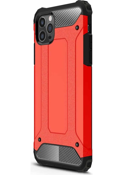 Apple iPhone 13 Pro Kılıf Rugged Armor Kırmızı
