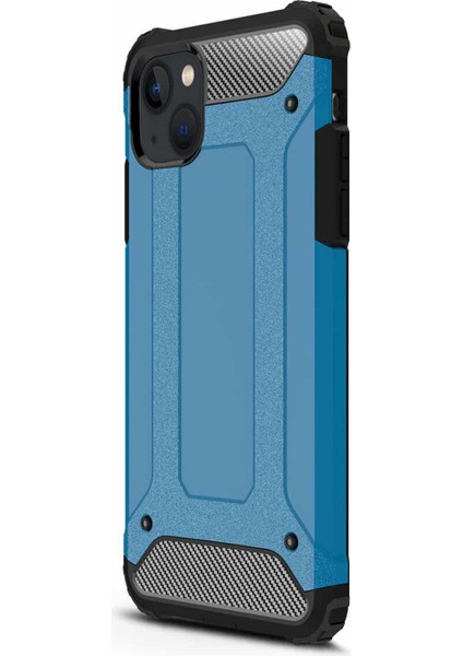 Apple iPhone 13 Kılıf Rugged Armor Mavi