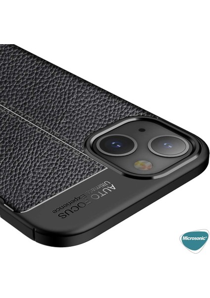 Apple iPhone 13 Mini Kılıf Deri Dokulu Silikon Kırmızı fırsatları