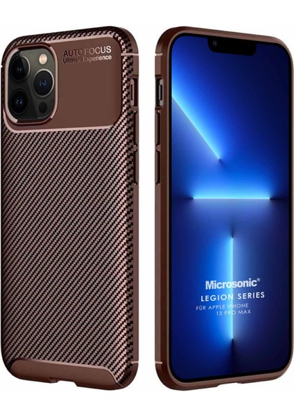 Apple iPhone 13 Pro Max Kılıf Legion Series Kahverengi