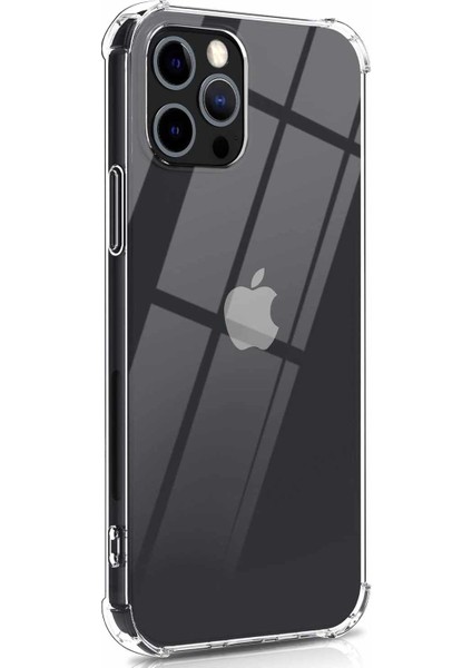 Apple iPhone 13 Pro Max Kılıf Shock Absorbing Şeffaf