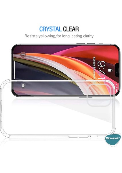 Apple iPhone 13 Pro Max Kılıf Shock Absorbing Şeffaf