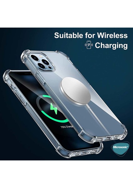 Apple iPhone 13 Pro Max Kılıf Shock Absorbing Şeffaf