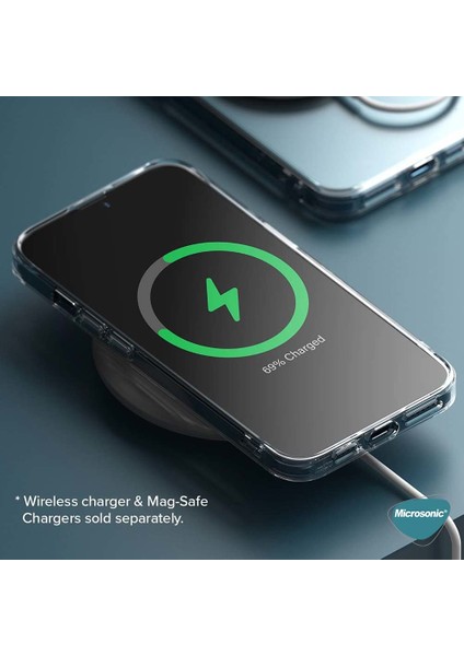Apple iPhone 13 Pro Max Kılıf Transparent Soft Beyaz