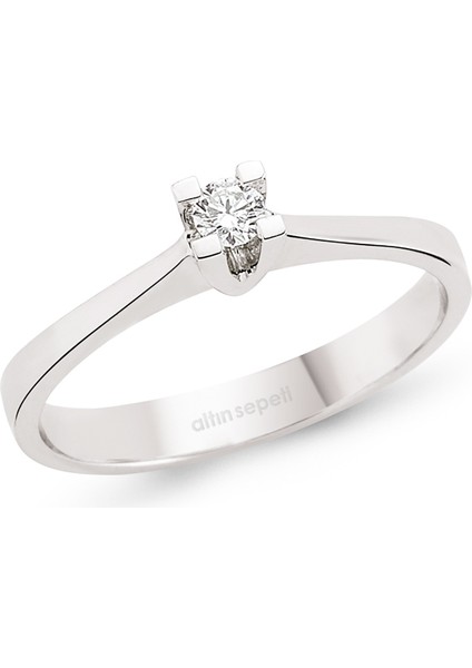 Altınsepeti Tektaş Pırlanta Yüzük 0,10 Ct