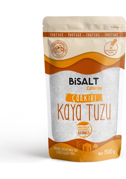 BiSALT Çankırı Kaya Tuzu Sofrada Öğütme 1500 g