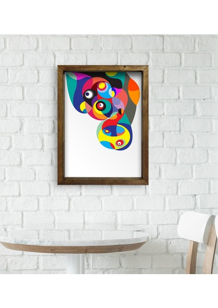 Gift Cafe & Bar & Restaurant Konseptli Doğal Masif Ahşap Çerçeveli Tablo 45X65CM-20 fiyatları