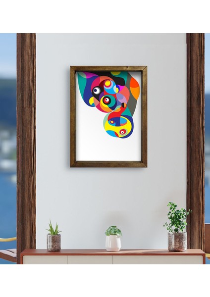 Gift Cafe & Bar & Restaurant Konseptli Doğal Masif Ahşap Çerçeveli Tablo 45X65CM-20 fırsatları