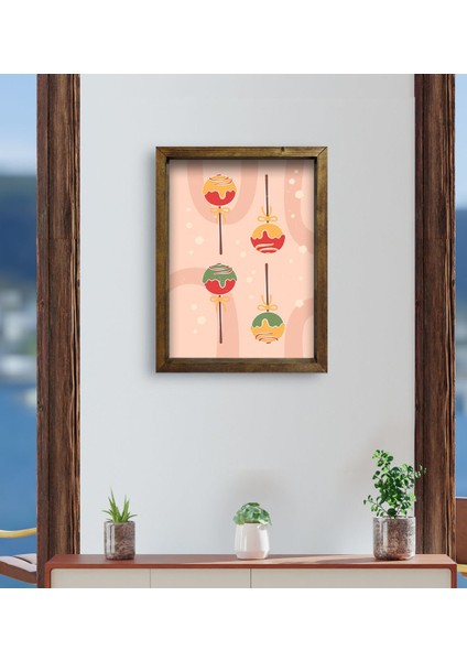 Gift Cafe & Bar & Restaurant Konseptli Doğal Masif Ahşap Çerçeveli Tablo-86 fırsatları