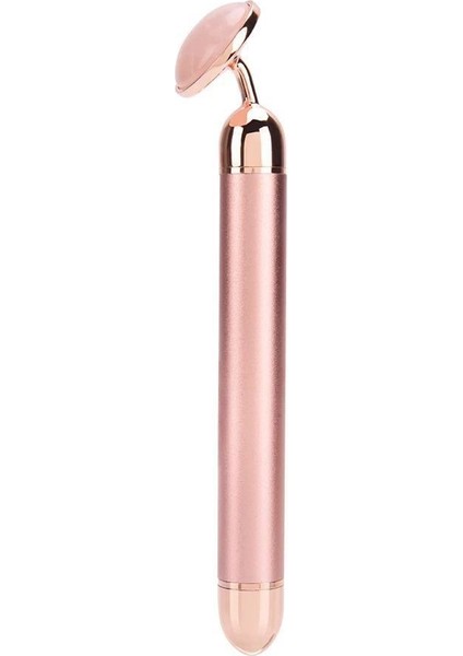 2 In 1 Güzellik Masaj Kalem Set Doğal Pink Jade (Yeşim) Taş, Pembe Çubuk