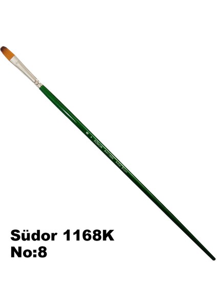 1168K Seri Kedi Dili Fırça No 8