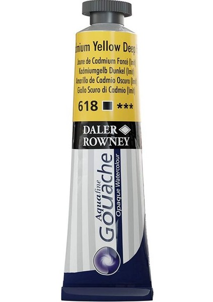 Aquafine Opak Guaj Boya 15ML 618 Cadmium Yellow Deep Hue