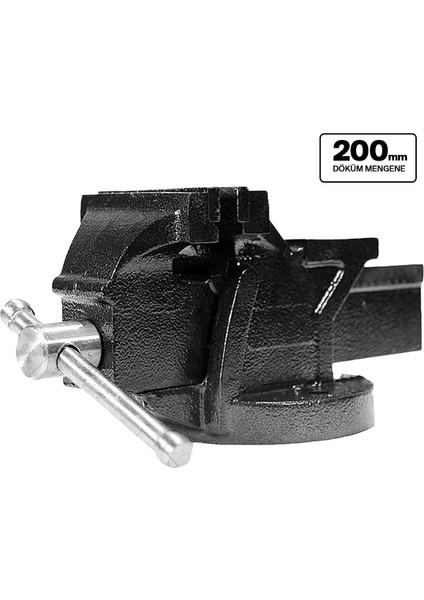 Büyük Boy 200MM 8" Dövme Çelik Sabit Tezgah Masa Mengenesi