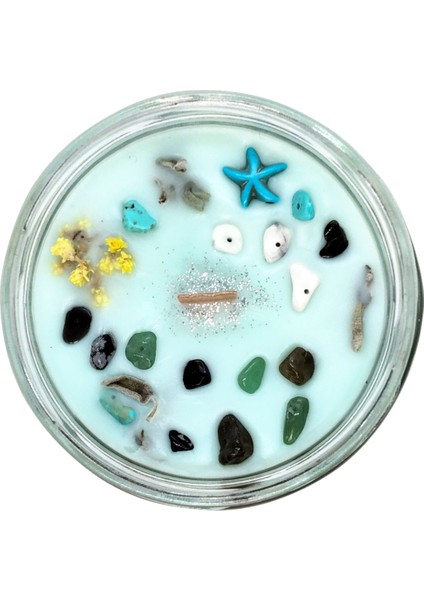 Aromaterapi Ruhsal Huzur Spiritüel Soya Mumu Doğal Taşlı 240 gr modelleri