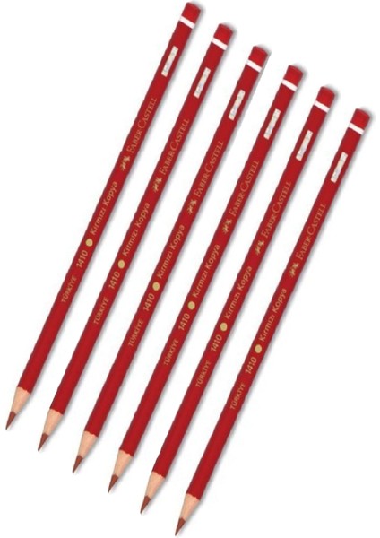 Kopya Kalemi Kırmızı 6'lı