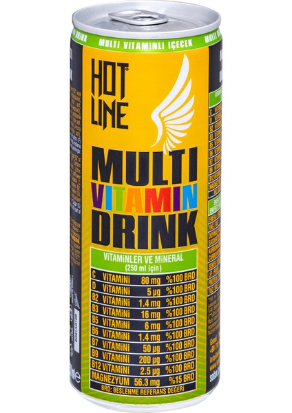 Multivitamin İçeceği 24 x 250 ml