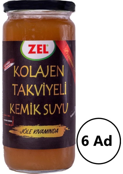 Takviyeli Ilikli Kemik Suyu 480 ml 6'lı