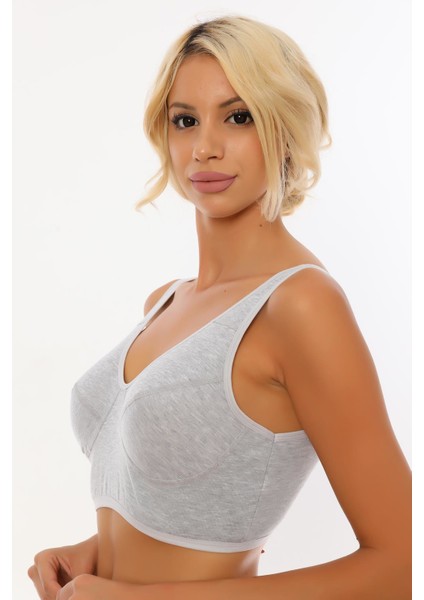 Pamuklu Ribana Anne Yarım Atlet Sütyen 6020 modelleri