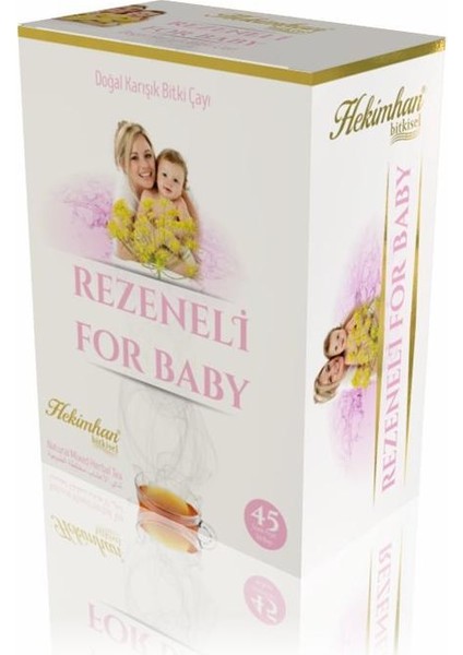 Rezeneli Bebekler Için Çay Karışık 45'li Süzen Poşet Çay Sallama Bitki Çay, Demleme Bitki Çay