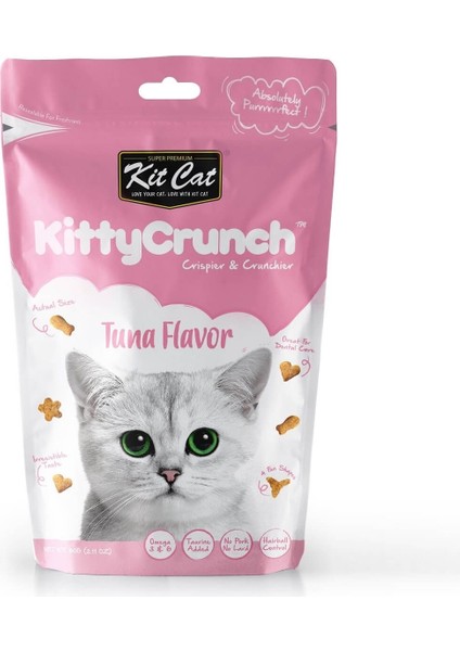 Kit Cat Kitty Crunch Tuna Flavor Kedi Ödülü 60g fiyatları