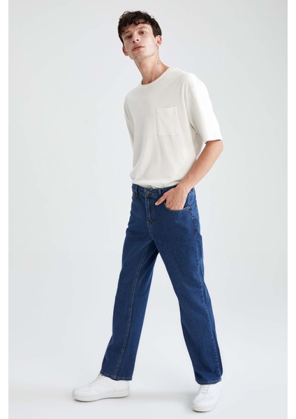 Diago Comfort Fit Yüksek Bel Boru Paça Jean Pantolon V4806AZ21AU fiyatları