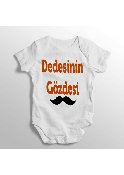 Dedesinin Gözdesi Yazılı Baskılı Bebek Zıbını