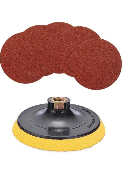 Badem10 45 Parça Spiral Avuç Taşlama Flap Ahşap İnox Metal Kesici Kesme Diski Seti Tel Fırça Seti 115 mm indirimleri