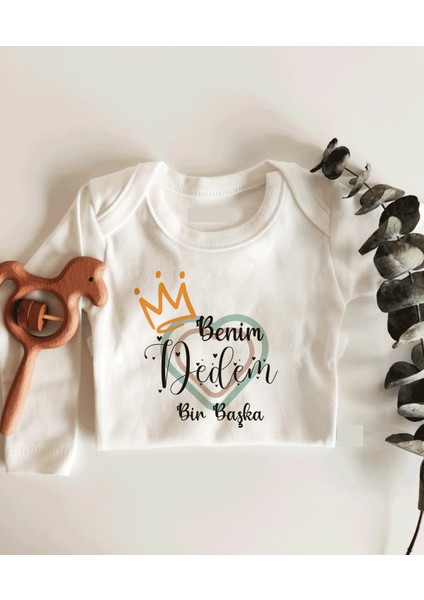 Benim Dedem Bir Başka Uzun Kol Çıtçıtlı Organik Bebek Body