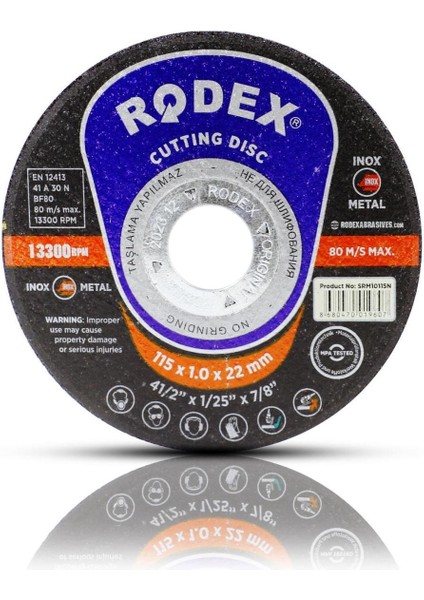 25 Parça Avuç İçi Spiral Taşlama Makinesi Cırt Zımpara Flap İnox Metal Kesme Kesici Disk Seti 115 mm