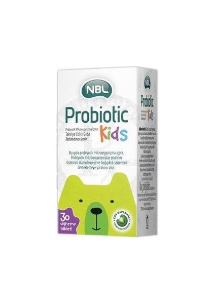 Nbl Probiyotik Kids 30 Tablet