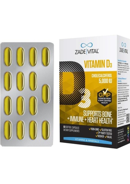 Vitamin D3 30 Yumuşak Kapsül