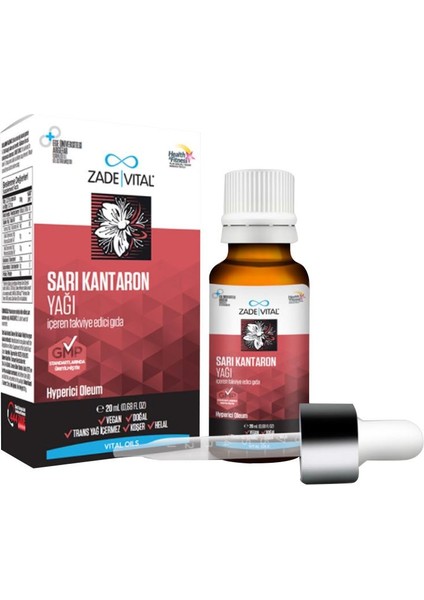 Sarı Kantaron Yağı Cam Şişe 20ml