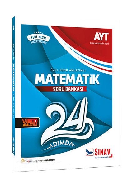 AYT Matematik 24 Adımda Konu Anlatımlı Soru Bankası