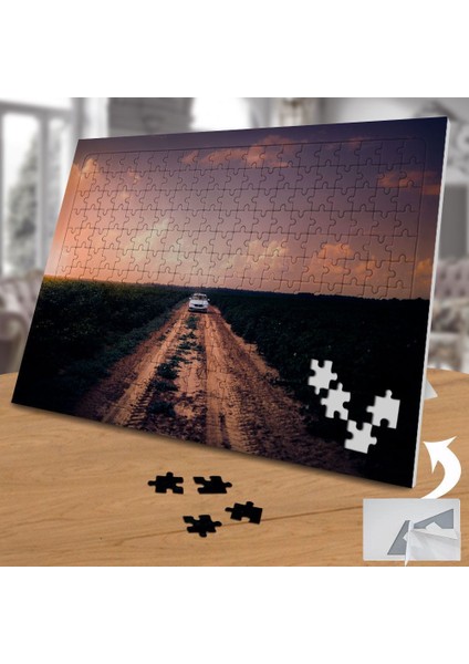 Tarla Arasında Topraklı Yol 240 Parça Puzzle YAPBOZ-4654 fiyatları