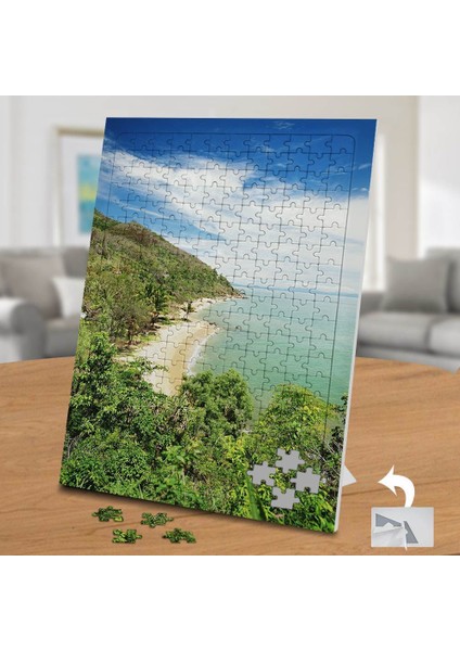 Yeşil Ağaçlar ve Deniz Manzarası 240 Parça Puzzle YAPBOZ-74628 fiyatları
