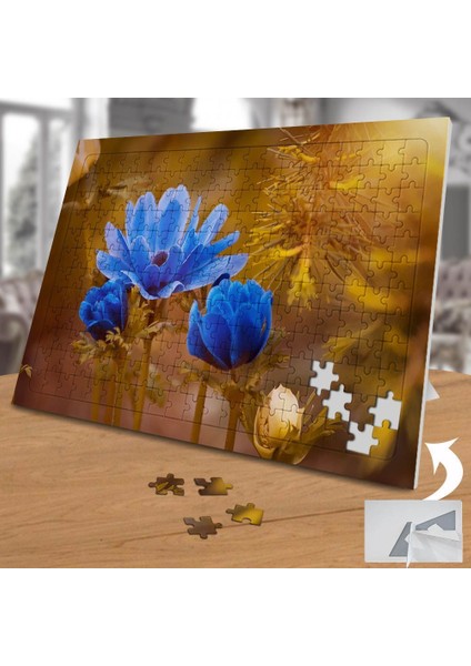 Kır Bahçesinde Mavi Çiçek 240 Parça Puzzle YAPBOZ-74997 fiyatları
