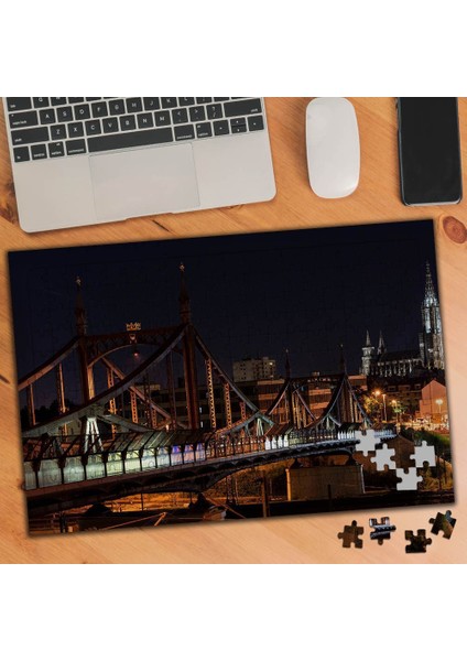 Munster Köprüsü Kilise Kulesi 240 Parça Puzzle YAPBOZ-75278