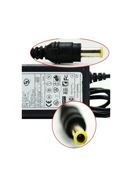 Ata Elektronik Samsung Laptop Dizüstü Şarj Cihazı Adaptör Şarz Aleti Şarz 19 Volt 4.74 Amper 5.5mm 3.0mm Iğneli