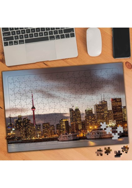 Mimari Yüksek Binalar Gökdelen 240 Parça Puzzle Yapboz -74771