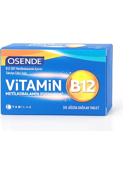 Vitamin B12 30 Tablet