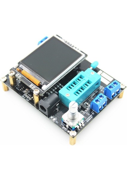 Akrilik Kabuk MEGA328 Transistör Test Cihazı Esr Metre Diyot Trıode Kapasitans Test Aracı Pwm (Yurt Dışından)