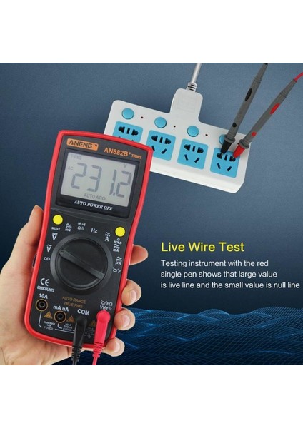 C 1000 V 10A Silikon Tel Testi Multimetre Dijital Multimetro Kablo Ölçer Test İğne Noktası Çok Metre Test Probu Tel Kalem Kablosu (Yurt Dışından)