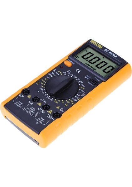 Turuncu Yeni DT9205 LCD Dijital Multimetre Voltmetre 1999 Arka Işık Ac / Dc Ampermetre Voltmetre Ohm (Yurt Dışından)