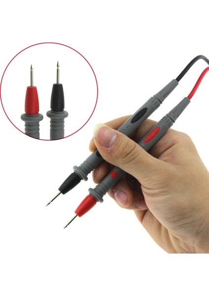 Klipsli 10A Hattı 1 Çift Evrensel 10A Ampermetre Test Kordon Multimetre Çok Metre Voltmetre (Yurt Dışından)